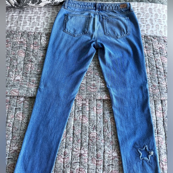Paige skinny Athena indigo patch jeans - Picture 7 of 8